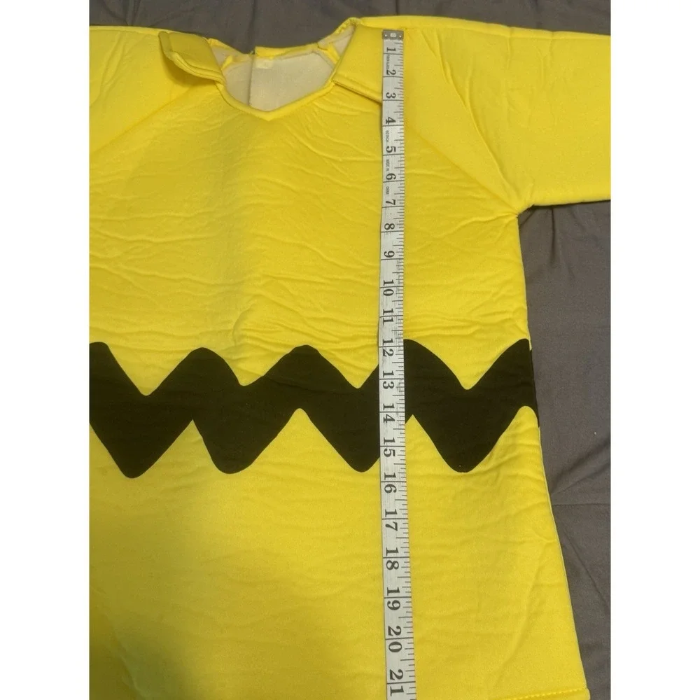 Peanuts Charlie Brown 5 Piece Costume Child Size 8-10 Dress Up Pretend Play